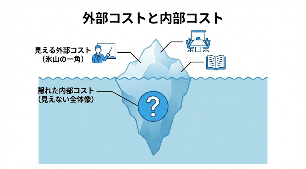 外部コストと内部コストのイメージ画像
